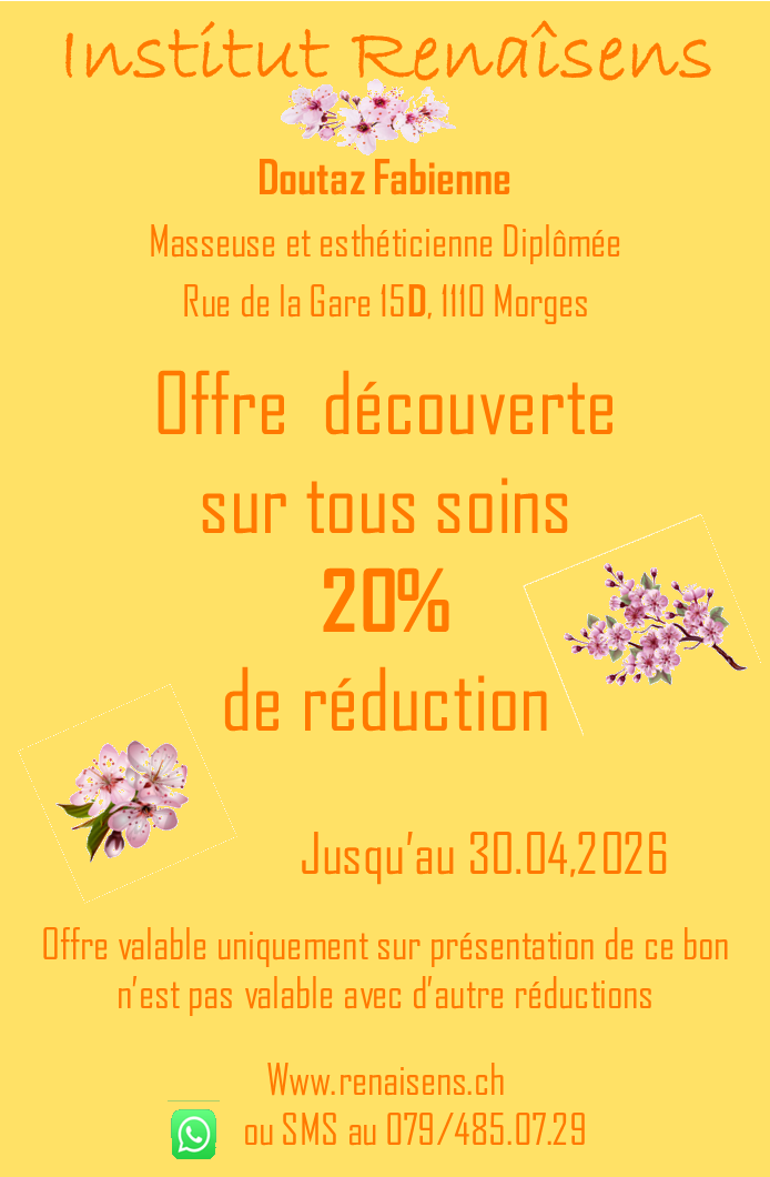 Offre du mois...